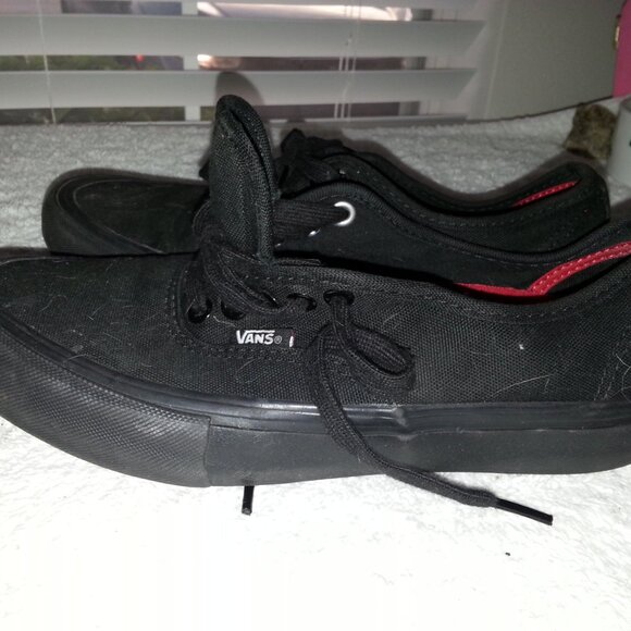 Black Vans Waitress Sneakers Worn - Picture 5 of 12